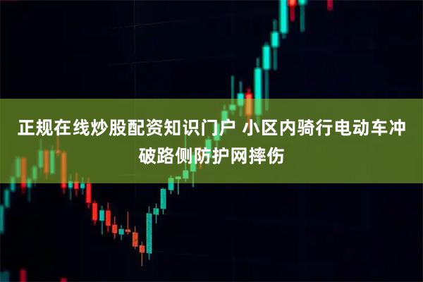 正规在线炒股配资知识门户 小区内骑行电动车冲破路侧防护网摔伤